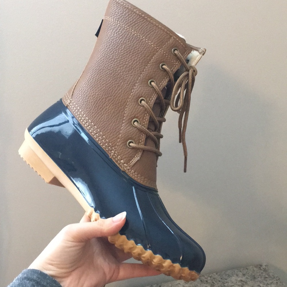 JBU Rubber Fur-Lined Duck Boots - Picture 13 of 16